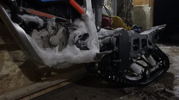 KTM Freeride electric snowbike_electric snowmobile_snowbike kit for KTM Freeride_3