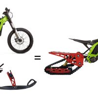 Sur-ron_snowbike_snowbikekit on surron_electric snowbike surron_1